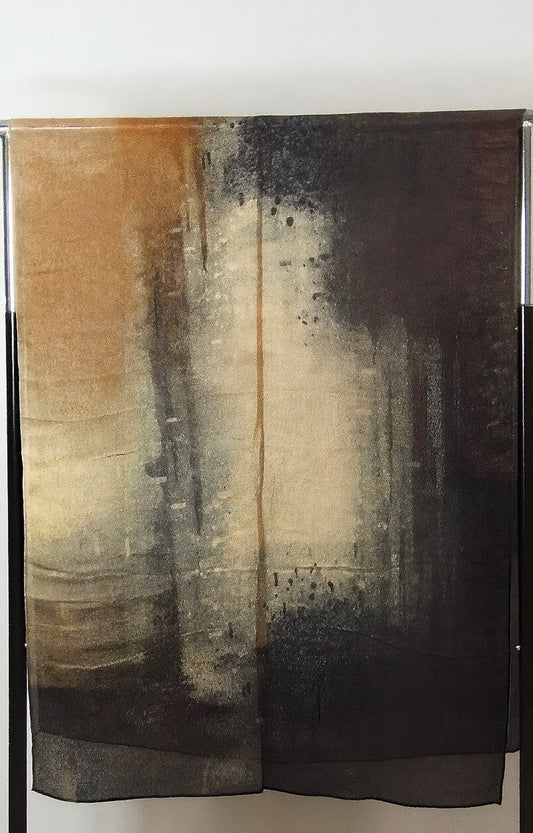 Printed Modal Hijab- Bronzed Earth
