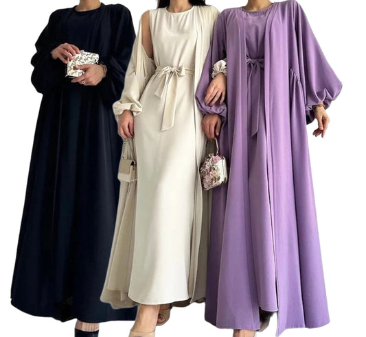 Salama 2-Piece Abaya Dress Set