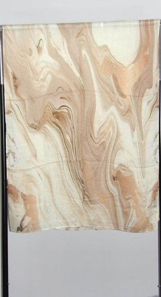 Printed Modal Hijab- Desert Sand