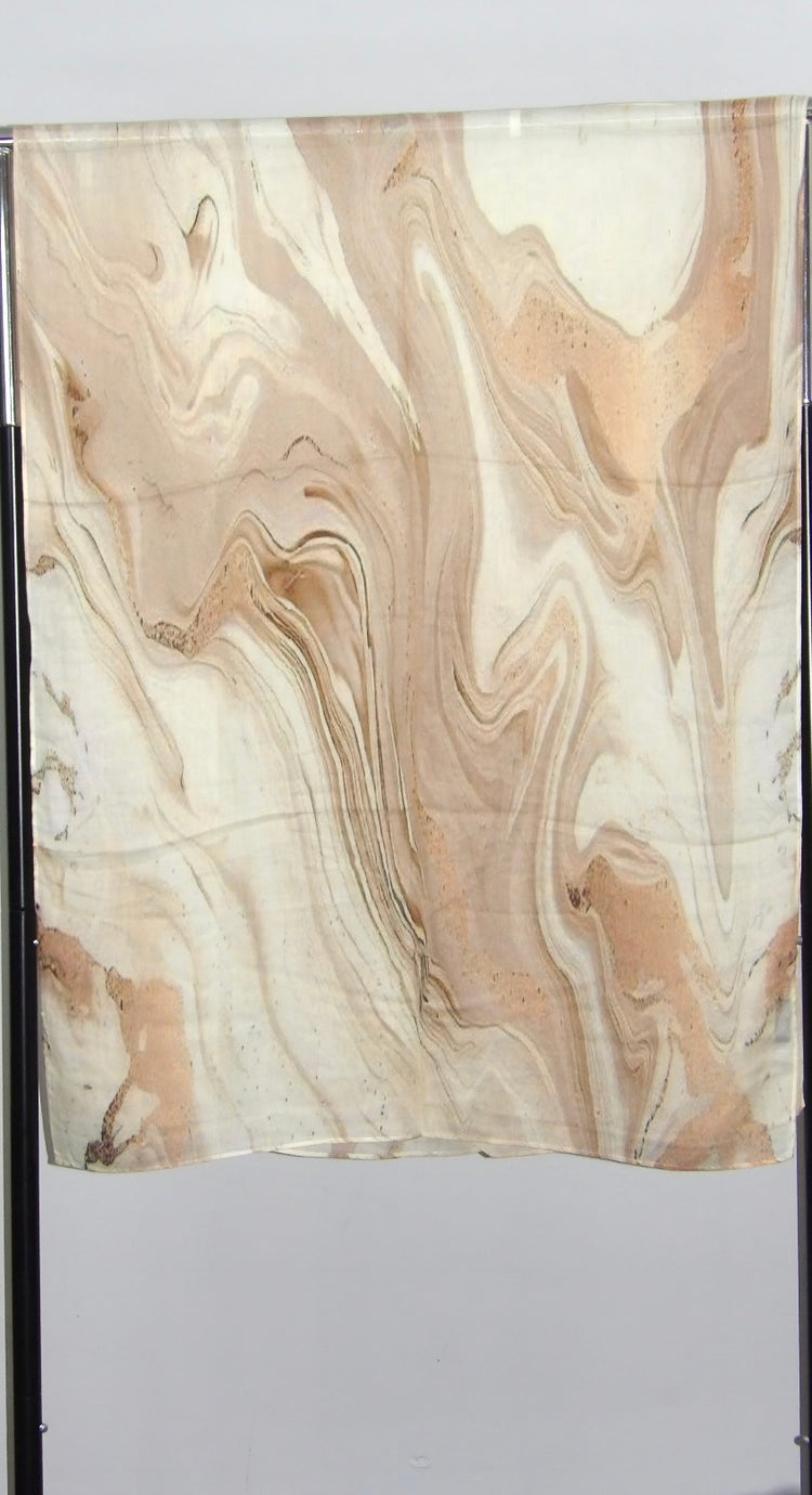 Printed Modal Hijab- Desert Sand