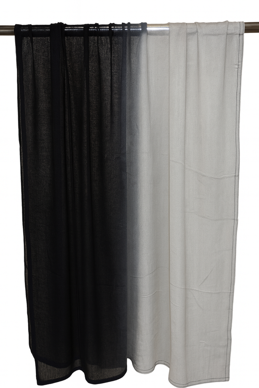 Color Block Modal Hijab- Midnight Pearl