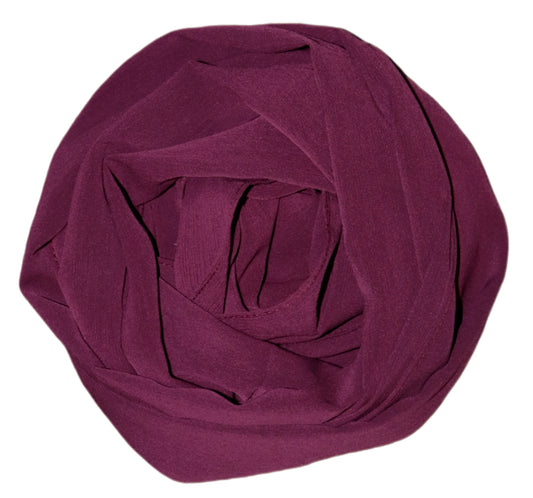 Crepe Chiffon-Plum