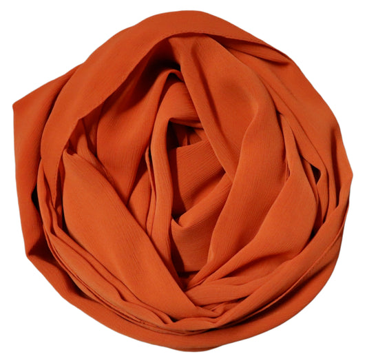 Crepe Chiffon-Orange