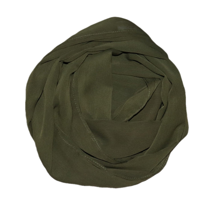 Crepe Chiffon- Olive