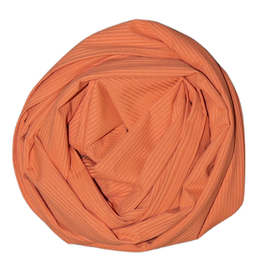 Ribbed Hijabs-Tangerine