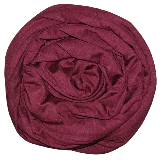 Jersey Hijab-Wine Red
